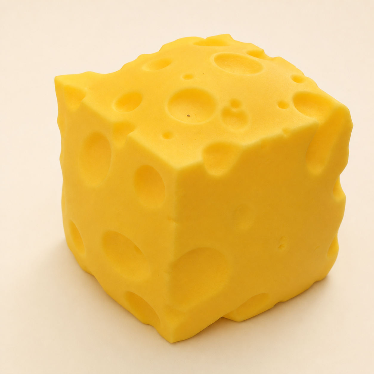 Squishy Quesito 8 cm, juguete sensorial amarillo con forma de queso